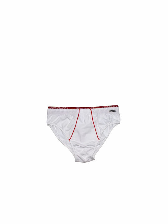 Apple Boxer Ανδρικό Σλιπ Λευκό