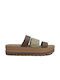 Fantasy Sandals Women's Flat Sandals Anatomic in Brown Color