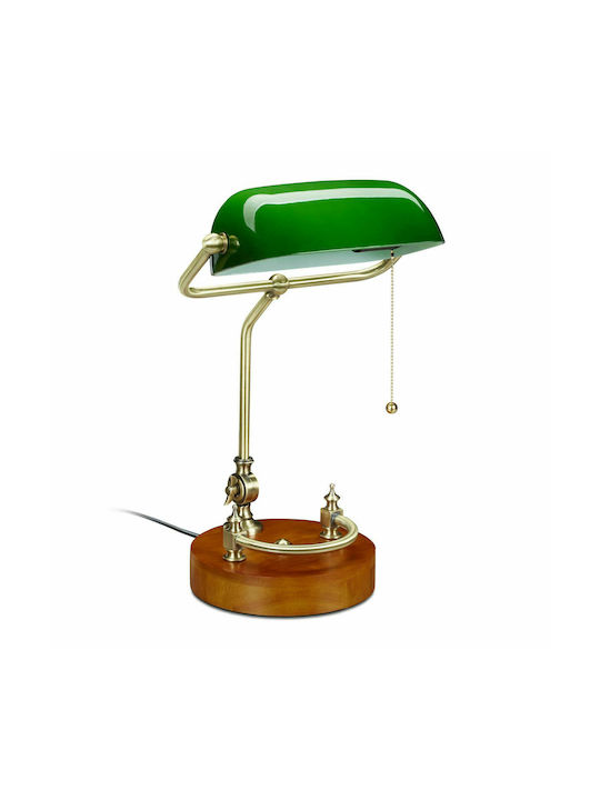 Relaxdays Relaxdays Office Lighting Banker for E27 Socket in Green Color