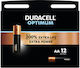Duracell Optimum 200 Αλκαλικές Μπαταρίες AA 1.5V 12τμχ