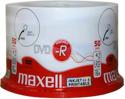 Maxell SP50 Recordable DVD-R 16x 4.7GB Cake Box 50pcs