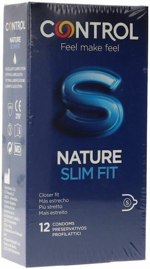 Control Feel Make Feel Condoms Nature Slim Fit 12pcs 52mm Natural