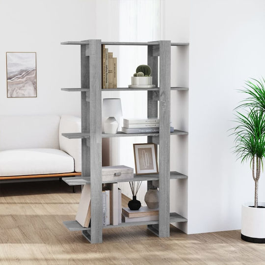 Bibliothek Grau 100x30x160cm