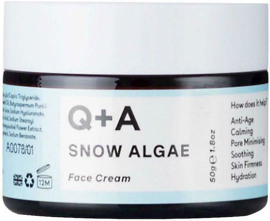 Q+A Natural Skincare Snow Algae Cream Face Day 50gr