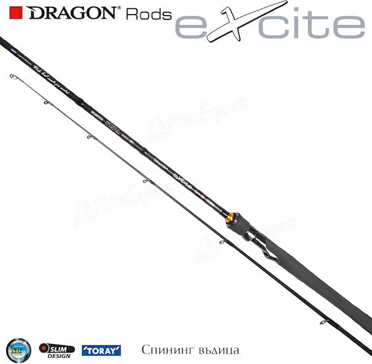 Dragon Excite Spinn Риболовен прът за Спининг 2.45м 2-14гр