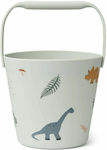 Liewood Moira Dino Beach Bucket made of Silicone Beige