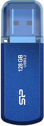 Silicon Power Helios 202 128GB USB 3.2 Stick Blau