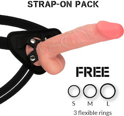 Rock Army Sherman Harness με Dildo 24cm στο χρώμα του δέρματος