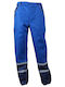 Stenso Collins Reflective Work Trousers Blue made of Cotton