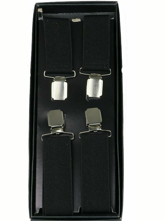 Suspenders Monochrome Black