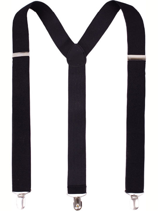 Suspenders Monochrome Black