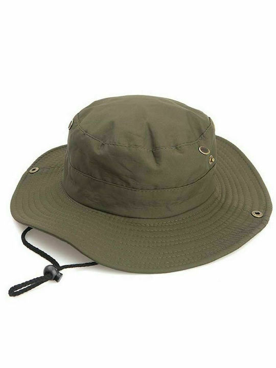 Textil Pălărie pentru Bărbați Stil Bucket Dark Khaki