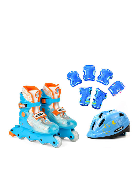 Micro Future Combo Inline Αυξομειούμενα Rollers Μπλε Παιδικά
