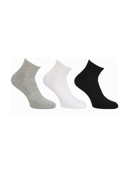 Kal-tsa Men's Solid Color Socks Multicolour 3Pack