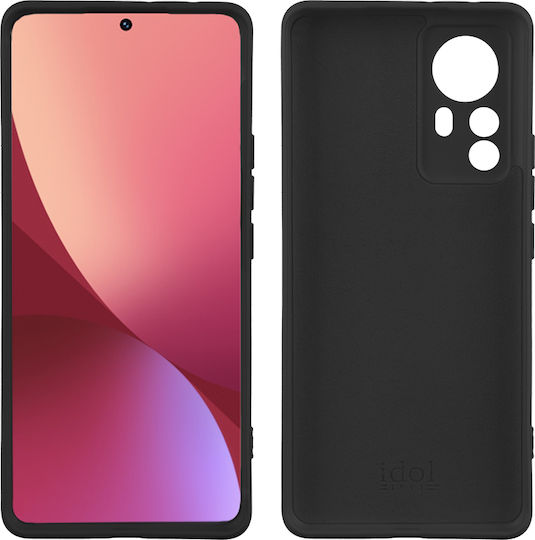 Idol 1991 Velvet Back Cover Silicon Negru (Xiaomi 12 Pro)