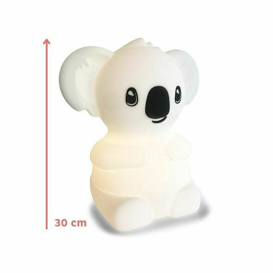 Micro Led Kids Decorative Lamp Kidywolf Koala White 27x20x30εκ.