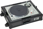 TTPRO-TROLLEYBK Flight Case Multi Format Turntable (Trolley + Wheels) Black., Technics SL-1210MK7 / SL-1200MK2 / SL-1200 / SL1200GR / SL-1200GAE / SL-1210GR, Reloop RP-7000RP / RP-8000MK2 / RP-8000RP/ RP-4000M / RP-2000USB, Pioneer PLX-1000 / PLX-500