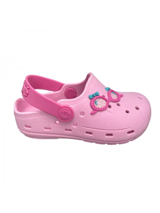 Pe Com Pe Kinder Strand-Clogs Rosa