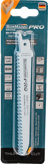 Bormann Pro BHT6016 Jig Saw Blade for Metal and Wood 5pcs 042860