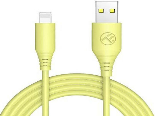 Tellur USB to Lightning Cable Κίτρινο 1m (TLL155397)