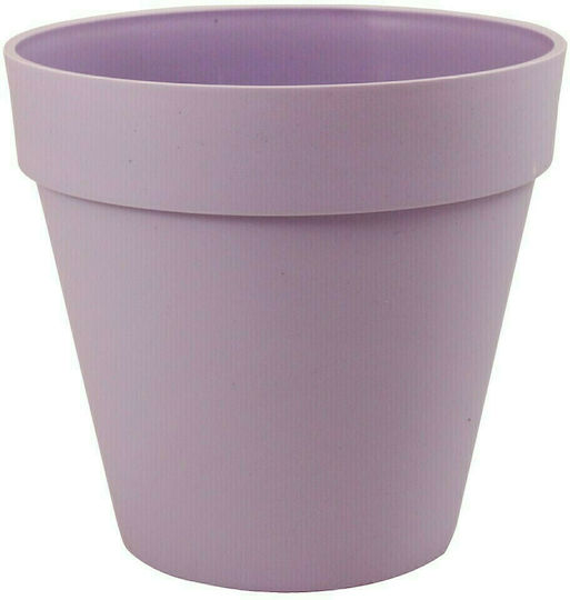 Sic Plast Deco Pot Plastic Violet 14x14x13cm.