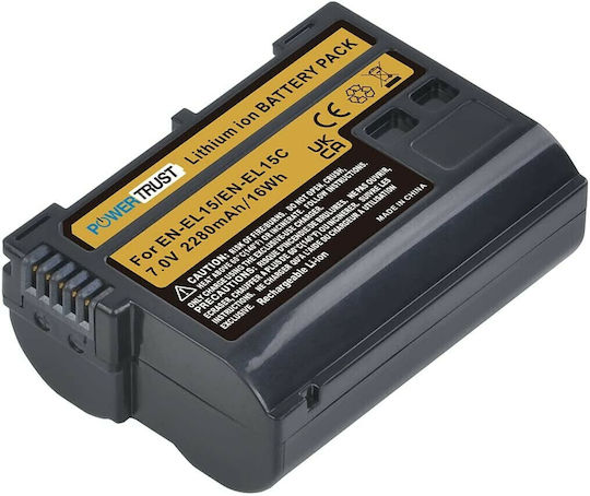PowerTrust Μπαταρία Φωτογραφικής Μηχανής Powertrust EN-EL15C 2280mAh Συμβατή με Nikon