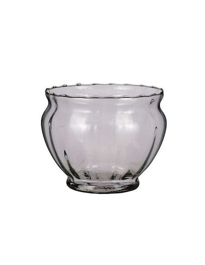 Atmosphera Gaya Dekorative Schüssel Glas Transparent 17x17x19cm 1Stück