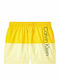 Calvin Klein Kids Swimwear Swim Shorts Yellow