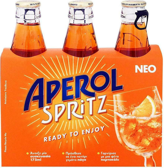 Aperol Spritz Aperitiv Într-o Cutie 9% 175ml 3 Bucăți