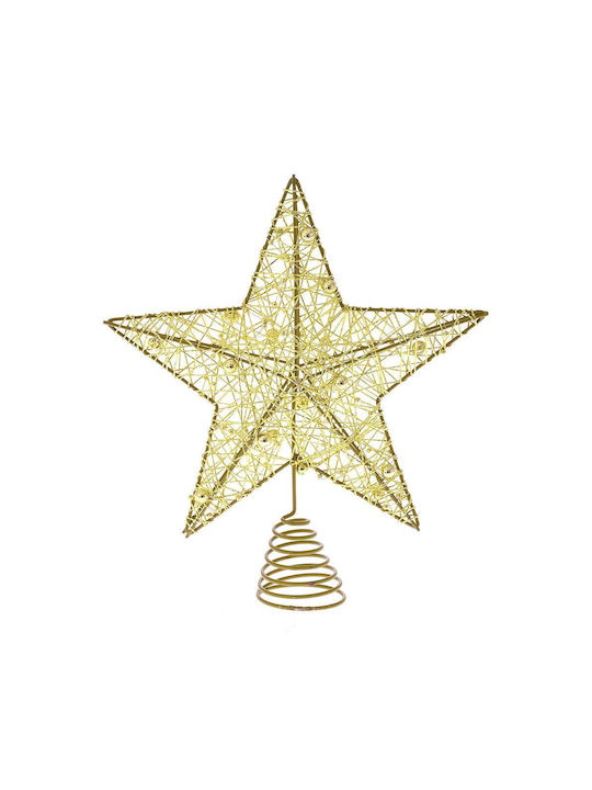 Iliadis Christmas Star Ornament Gold 23x20cm