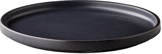 Stylepoint Plate Shallow made of Porcelain Black with Diameter 25.4cm 6pcs