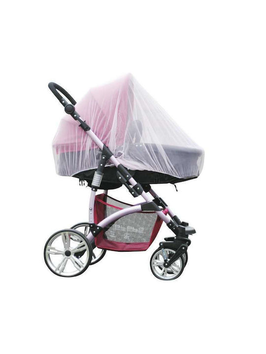 Tulle Baby for Stroller Mosquito Net with Elastic Band White