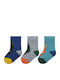Energiers Kids' Socks Knee-High Tiger Multicolored 3 Pairs