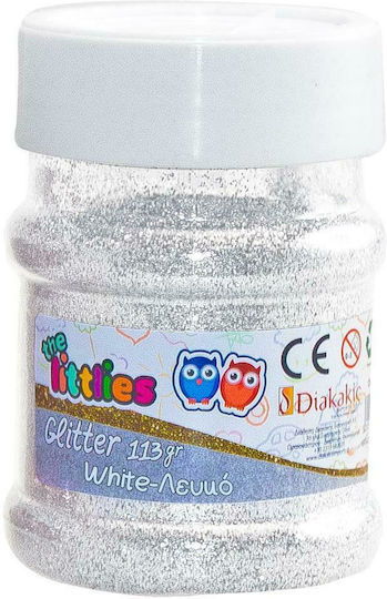 The Littlies Sclipici Glitter Alb 113gr