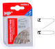 Madrid Papel Pins in Silver color 25mm Silver 50pcs