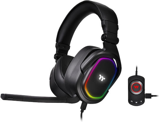 Thermaltake Argent H5 RGB 7.1 Over Ear Gaming Headset με σύνδεση 3.5mm / USB