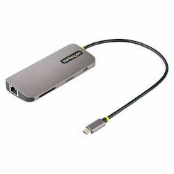 StarTech USB-C Докинг станция с HDMI 4K PD Етърнет Сив (MUB453310)