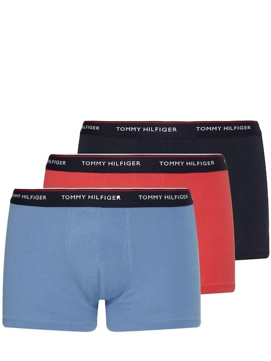 Tommy Hilfiger Ανδρικά Μποξεράκια Blue/Red 3Pack