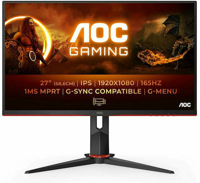 AOC 27G2SPU IPS Spiele-Monitor 27" FHD 1920x1080 165Hz mit Reaktionszeit 4ms GTG