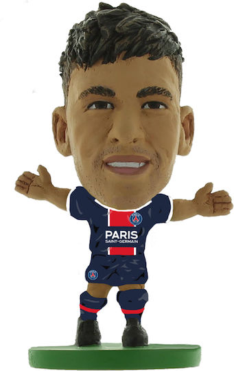 Neymar Junior Psg Peluche Ufficiale Neymar Jr Paris Saint Germain - 25 Cm, Collezione PSG - Per Tifosi E Collezionisti Peluche Neymar Jr