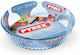 Pyrex Στρογγυλό Πυρίμαχο Σκεύος Γυάλινο 26x26cm
