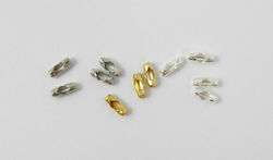 Metallic Jewelry Clasp Thickness 9mm. Set 2500pcs 0517606