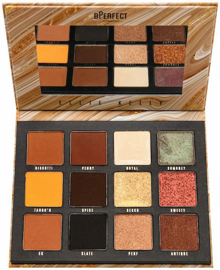 BPerfect Cosmetics x Ellie Kelly Born Ready Palette with Eye Shadows in Pressed Powder Form 46.8gr