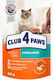 Club 4 Paws Sterilized Nasses Katzenfutter für Katze in Beutel mit Kaninchen 80gr