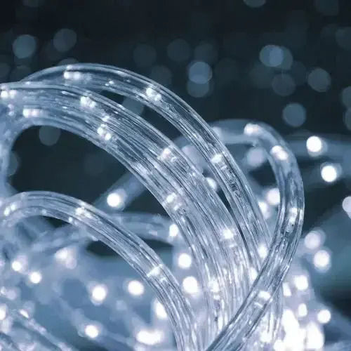 Țeavă luminată 220V Alb rece cu Programe 6m IP44