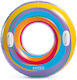 Intex Swirly Whirly Tubes Kids' Swim Ring with Handles and Diameter 91cm. from 9 Years Old Purple Swirly Whirly