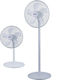 Ankor Vielseitiger Ventilator 50W Lüfterdurchmesser 40cm Weiß