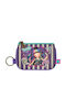 Santoro Keychain Wallet Up and Away Fabric Purple