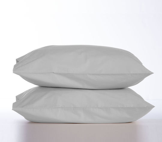 Nef-Nef Homeware Basic Σετ with Envelope Cover Silver Grey 52x72cm 011712