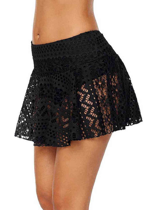 AngelSin Bikini Φούστα Μαύρη